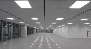 Commercial panel lights installation
