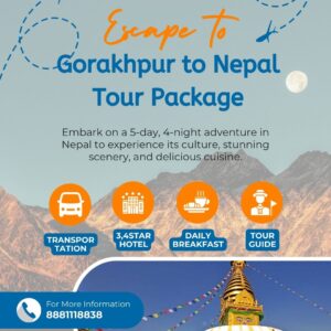 Nepal tour package from Gorakhpur