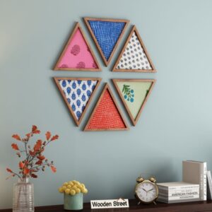 wall art design from wooden street