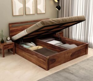wooden street king size bed