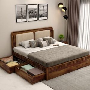 double bed design