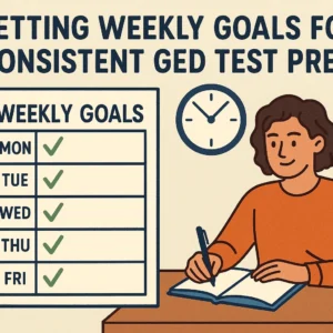 Setting Weekly Goals for Consistent GED Test Prep