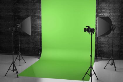 chroma green screen background