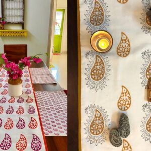 cotton table runner