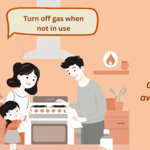 Gas safety awareness at home