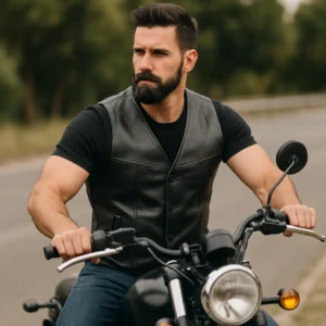 mens-leather-motorcycle-vest