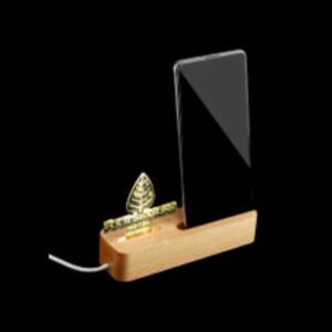 wooden LED stand
