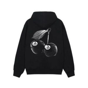Cherries Black Hoodie