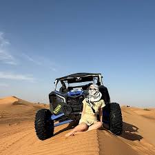 Golden Desert Dune Buggy Ride through Dubai’s Sand Dunes