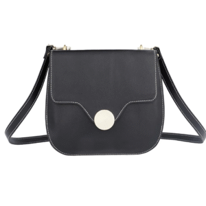leather black bag