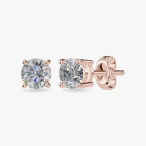 Solitaire Stud Earrings