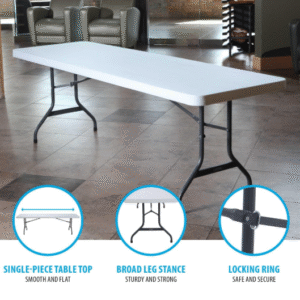 Commercial folding tables