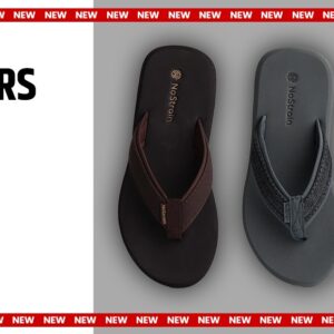 Black & White Slippers and Sandals