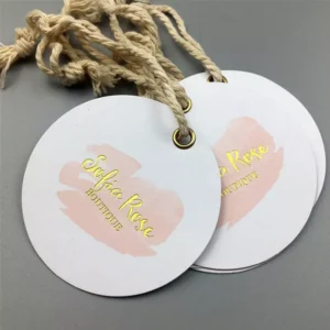 Oval Tags with logo