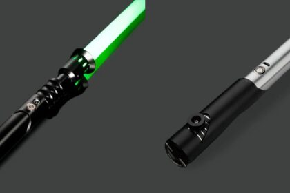 black lightsaber