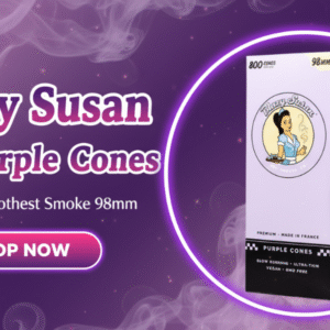 Blazy Susan Bulk Cones Purple 98mm
